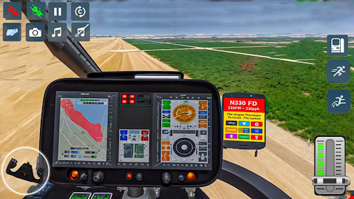 Helicopter Flying Pilot Sim 3D ekran görüntüsü
