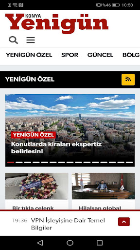 Konya Yenigün ekran görüntüsü