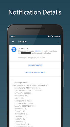 Notification Log ekran görüntüsü