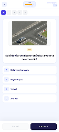 Ehliyet Sınav Soruları 2026 ekran görüntüsü