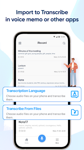 iRecord: Transcribe Voice Note ekran görüntüsü