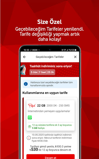 Vodafone Yanımda ekran görüntüsü