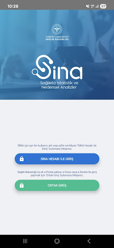 SİNA Sağlıkta İstatistik Yeni ekran görüntüsü