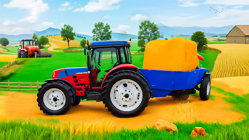 Farmer Tractor Farming Game 3D ekran görüntüsü