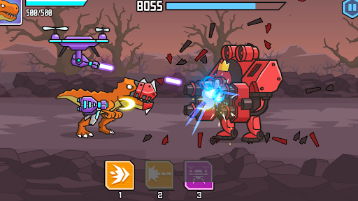 CyberDino: T-Rex vs Robots ekran görüntüsü