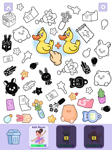 Dreamy Sticker : Merge Games ekran görüntüsü