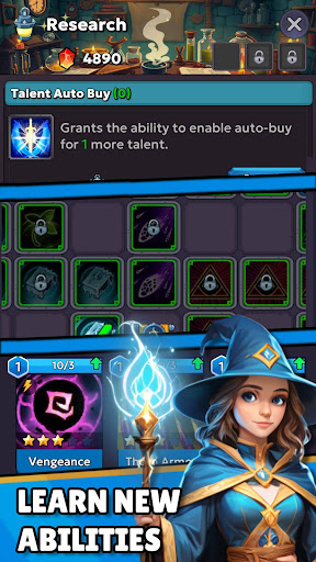 Idle Tower Defense: RPG Wizard ekran görüntüsü