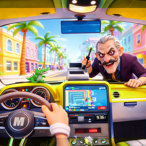 Crazy Prankster City Taxi Sim