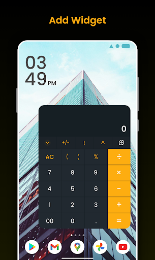 Simple Calculator with History ekran görüntüsü