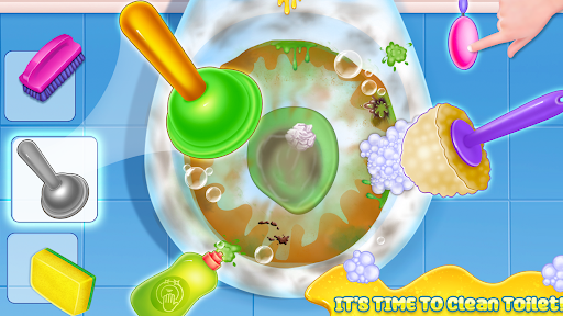 Home cleaning game for girls ekran görüntüsü