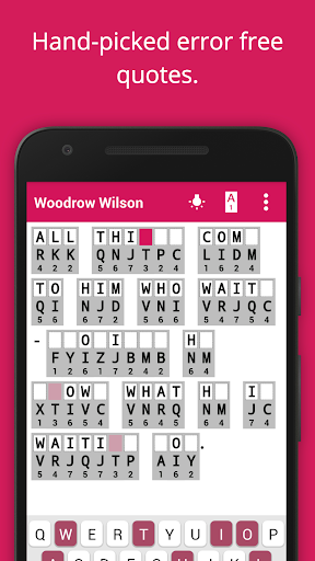 Cryptogram Cryptoquip Puzzle ekran görüntüsü