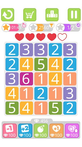 Numbers chain reaction ekran görüntüsü