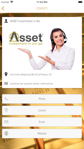 ASSET Investimenti in Oro ekran görüntüsü