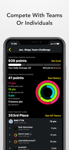 Challenges - Compete, Get Fit ekran görüntüsü
