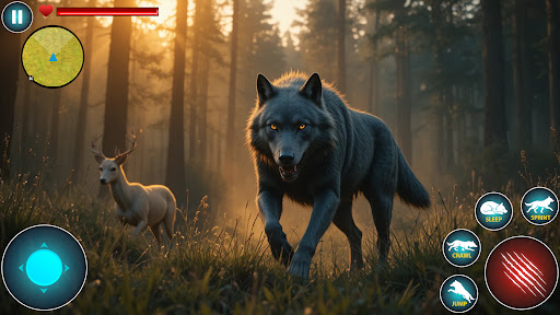 Wolf Simulator: Wild Hunt Game ekran görüntüsü