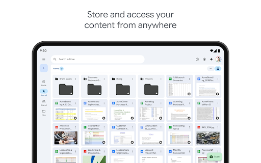 Google Drive ekran görüntüsü
