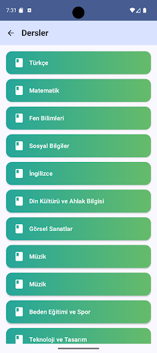 Öğrenim Çıktısı - Kazanım ekran görüntüsü