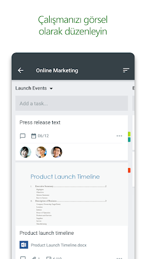 Microsoft Planner ekran görüntüsü