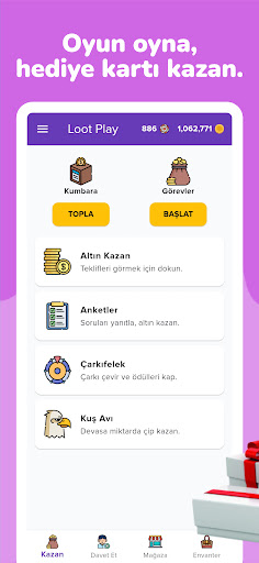 Loot Play: Para & UC Kazan ekran görüntüsü