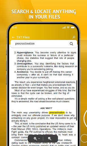 Belge Okuyucu: PDF, RTF, DOC ekran görüntüsü