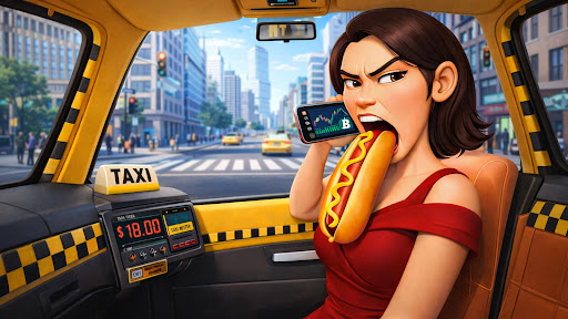 I Am Crazy Taxi Driver Sim ekran görüntüsü