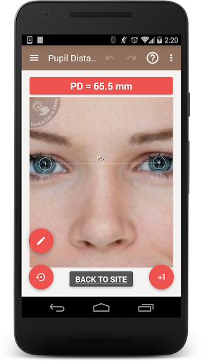Pupil Distance Meter | Custom ekran görüntüsü