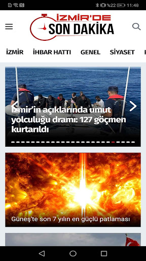 İzmir'de Son Dakika ekran görüntüsü