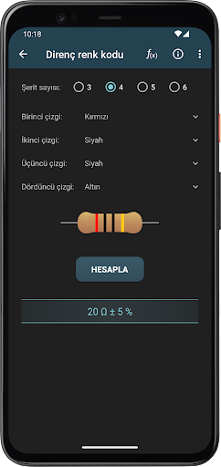 Elektriksel Hesaplamalar ekran görüntüsü