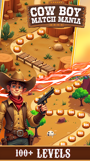 Cowboy Match Mania ekran görüntüsü