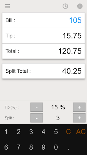Tip & Bill Calculator ekran görüntüsü
