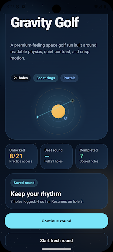 Gravity Golf ekran görüntüsü