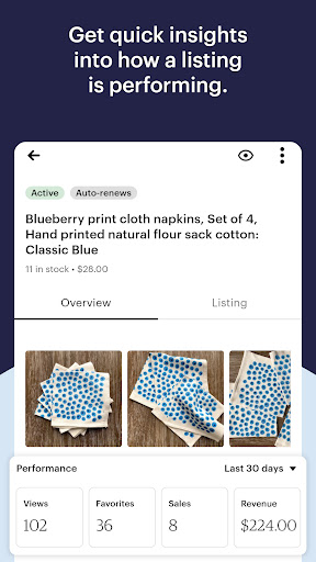 Etsy Seller: Manage Your Shop ekran görüntüsü