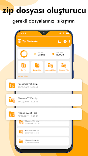 Zip RAR File Extractor - 7zip ekran görüntüsü