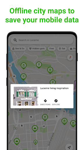 Lucerne Tour Guide:SmartGuide ekran görüntüsü