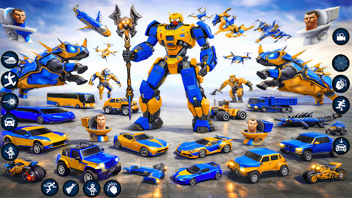 Robot Game Transformation Game ekran görüntüsü