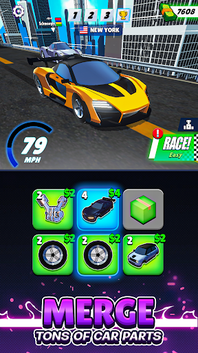 Super Car Merge ekran görüntüsü