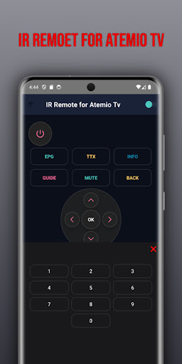 Remote for Atemio tv ekran görüntüsü