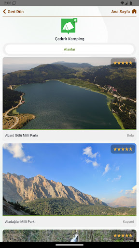 Milli Parklar ekran görüntüsü