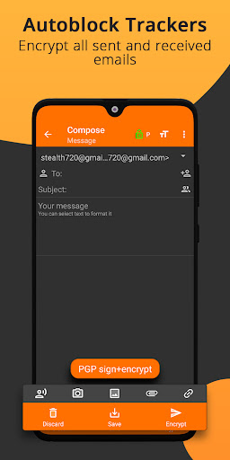 Full Mail: Encrypted Email for ekran görüntüsü