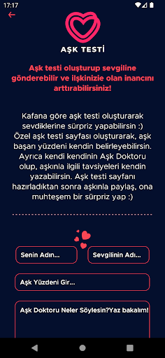 Aşk Testi ekran görüntüsü