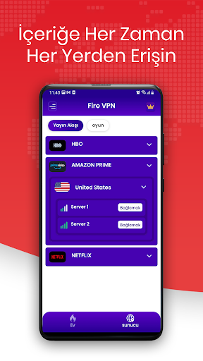 Fire VPN - Vpn Proxy Browser ekran görüntüsü