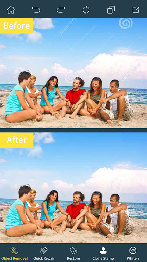 Photo Retouch-Nesne Silme ekran görüntüsü
