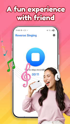 Reverse Singing Fun Challenge ekran görüntüsü