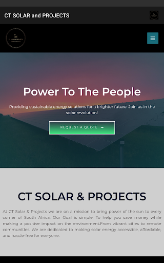 CT SOLAR and PROJECTS ekran görüntüsü