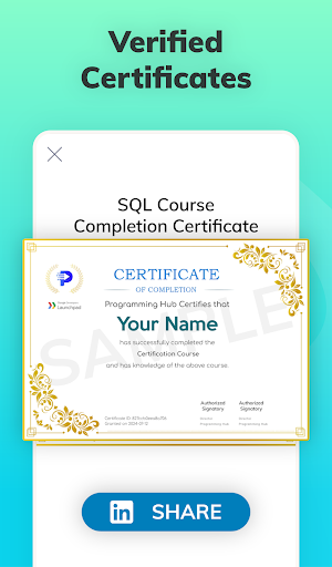 Learn SQL & Database ekran görüntüsü