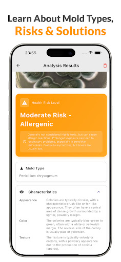 Ai Mold identifier ekran görüntüsü