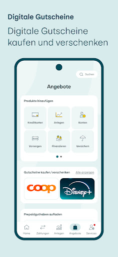 PostFinance App ekran görüntüsü