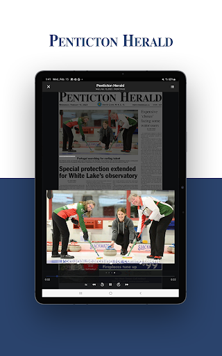 Penticton Herald ekran görüntüsü