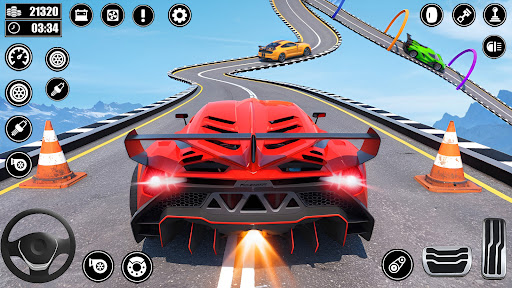 Crazy GT Stunt Car Racing ekran görüntüsü