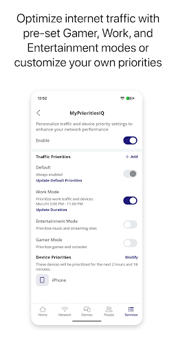 SmartNet WiFi ekran görüntüsü